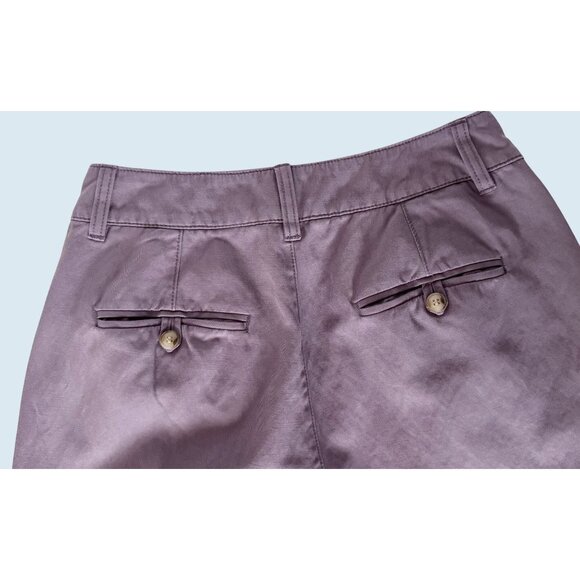 MADEWELL The Harlow Wide Leg Pleated Pant Purple Hi Rise Sz 2 - Picture 5 of 8